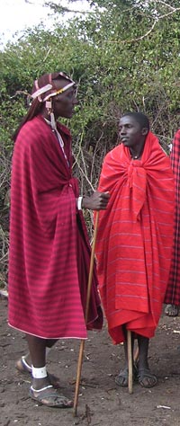 Masai Men, Kenya, Around 2000