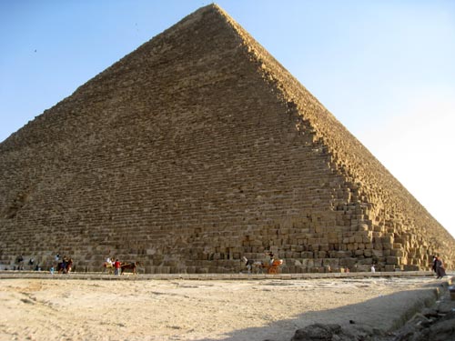 Great Pyramid, Giza, Egypt.
