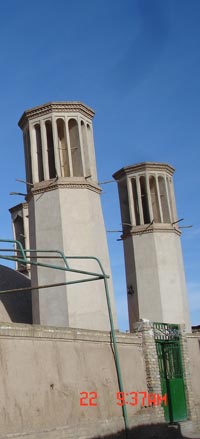Ancient Air Conditioning in Yazd, Iran
