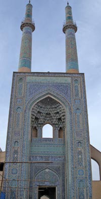 Masjid-I Jami (Mosque) in Yazd, Iran Masjid-I Jami (Mosque) in Yazd, Iran