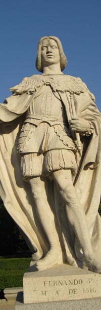 Statue of King Ferdinand of Spain
