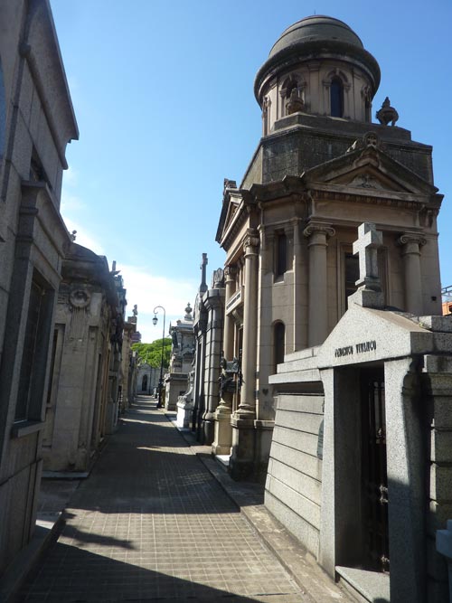 La Recoleta Cemetery Street, Buenos Aires, Argentina
