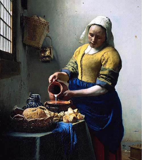 Kitchen Servant, Holland, 1600s, Jan Vermeer