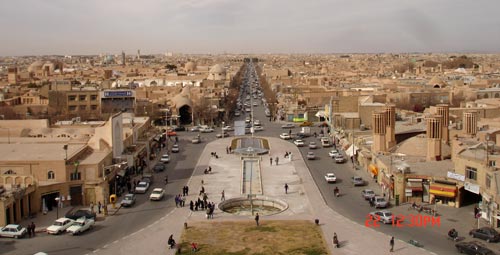 Rooftops of Yazd, Iran, 2008