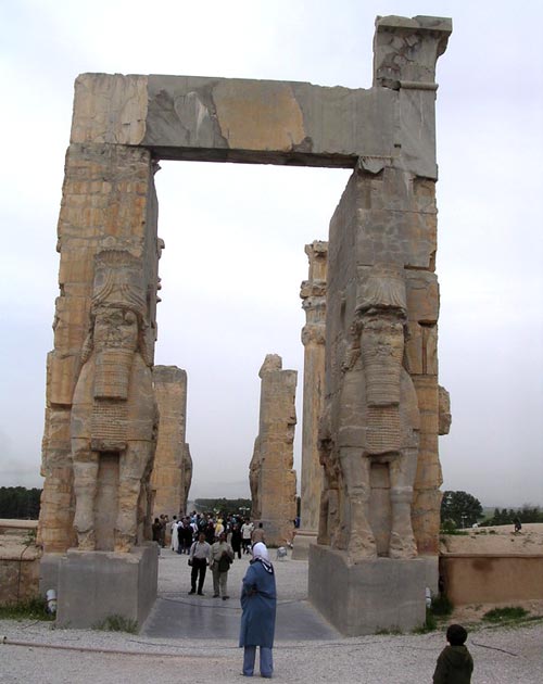 Ruins at Persepolis, Ancient Persian Palace