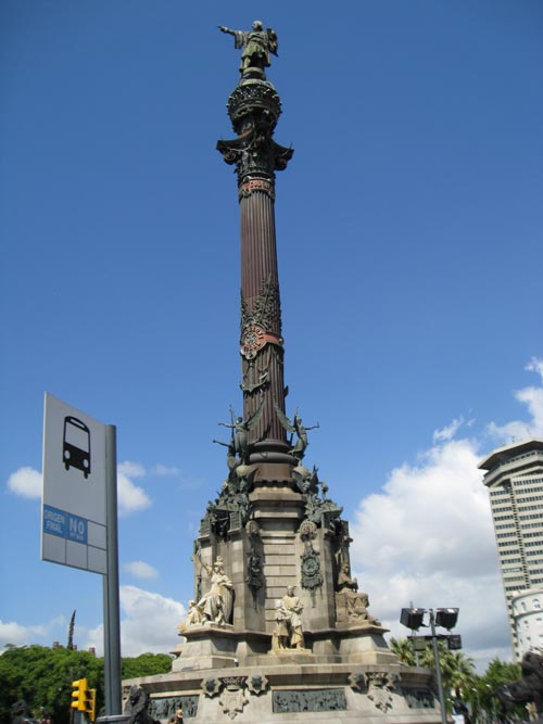 Christopher Columbus Monument, Barcelona, Catelonia, Spain