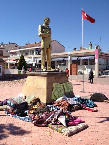 Statue of Mustafa Kemal Ataturk, Hacibektas, Turkey