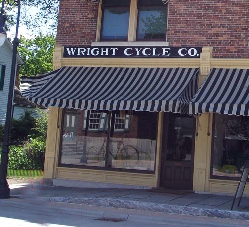 Wright Brothers Cycle Shop (Airplane Inventors)