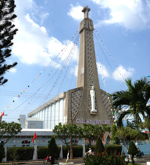 Queen of Peace Catholic Cathedral, Long Xuyen, Vietnam