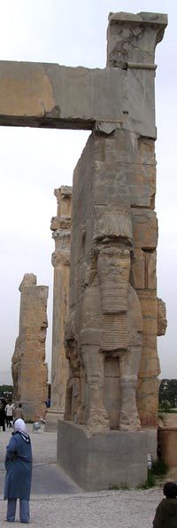 Ruins at Persepolis, Ancient Persian Palace