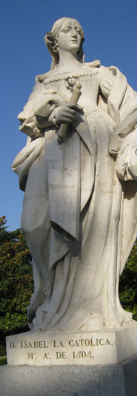 Statue of Queen Isabella of Spain