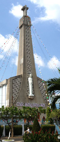 Queen of Peace Catholic Cathedral, Long Xuyen, Vietnam