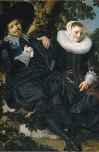 Frans-Hals, Recently Married Couple, Holland, 1600s