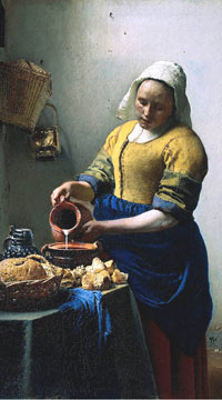 Kitchen Servant, Holland, 1600s, Jan Vermeer